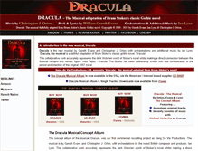 Tablet Screenshot of dracula-uk.com